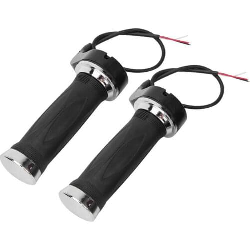 2pcs Electric Bicycle Twist Speed Throttle Aluminium Bike Handlebar Speed Throttle Electric Vehicle Accelerator Bicycle Parts