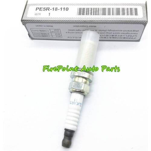 4PCS Iridium Spark Plug Fit For M3 M6 CX-3 CX-5 2.0L 2.5L PE5R-18-110 ILKAR7L11