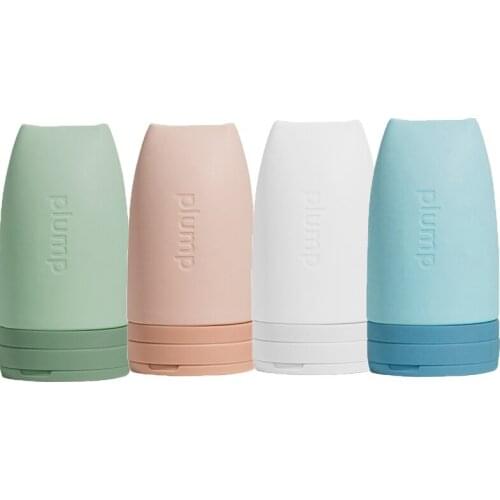 60ML Soft Silicone Shower Gel Shampoo Bottle Travel Portable Extrusion Empty Container For Cosmetics Recyling Refilable Bottles