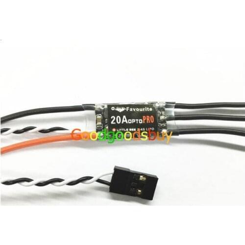 FVT Little Bee 20 Amp Pro OPTO ESC With BLHeli 14, Oneshot125 and Damped Light