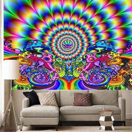 Indian Meditation Tapestry Yoga Mat Wall Hanging Mandala Tapestrie Wall Cloth Psychedelic Home Decoration Tapiz