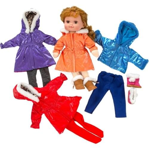 Beautiful Doll Coat Boots Outfit Fits 18 Inch Baby Doll Clothing Accessories