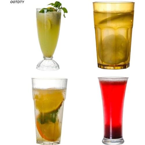 Milk Tea Cup Creative Acrylic Material Bar Wine Cup Water Cup for Drinking Juice