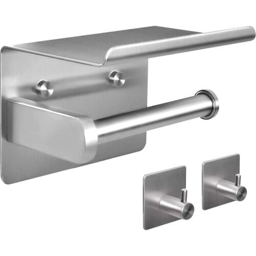 Kitchen Paper Towel Holder Self-adhesive Accessories Under Cabinet Roll Rack Tissue Hanger Storage Rack for Bathroom Toilet