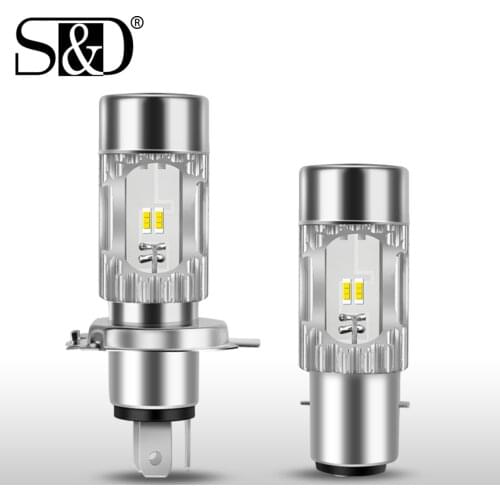 3200LM H4 LED Motorcycle Headlight Bulbs Ba20D H6 H4 Hi-Lo 20W 6000K Led Moto Motorbike Lamp HS1 Lighting Electric Car Lights