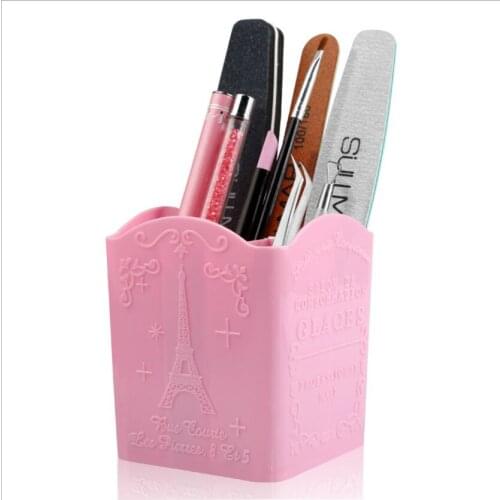 Eiffel storage box cute pencil pen holder cute tower desk stand cosmetic brush stationery school making Eiffel gift mini set