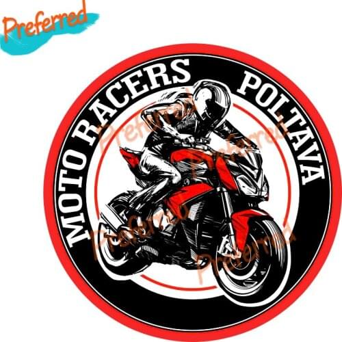 Customizable Rescue Moto Racers Car Sticker Motocross Racing Laptop Helmet Trunk Wall Vinyl Decal Die Cutting