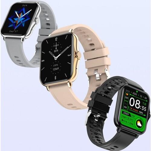 2021 New 1.69 inch Color Screen Smart watch Ladies men Full touch fitness tracker Blood pressure smart clock ladies smart watch