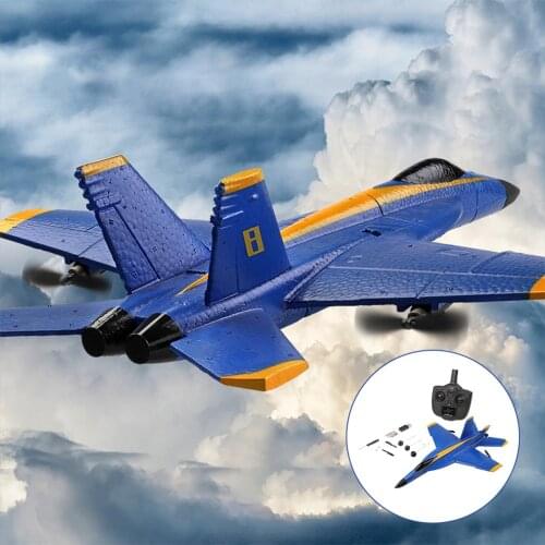 F-18 RC Plane Glider Airplane 2.4G 2 Channel RC Aircraft Toys for Beginner