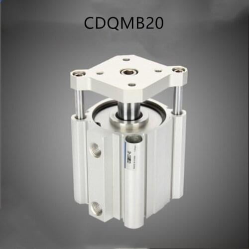 Smc type air cylinder CQMB/CDQMB bore 20mm stroke 5/10/15/20/25/30/35/40/45/50mm compact rod guide pneumatic cylinder components