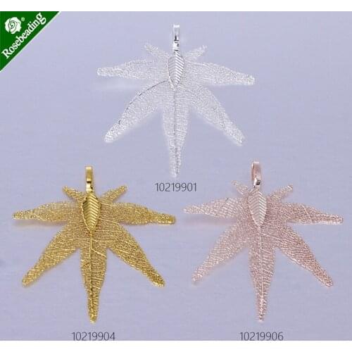 35-40mm Maple Leaf Charm,Maple Leaf Pendant,Hair Accessories Leaf,Leaf Pendant for Women Necklace Earrings Jewelry,sold 2pcs/lot