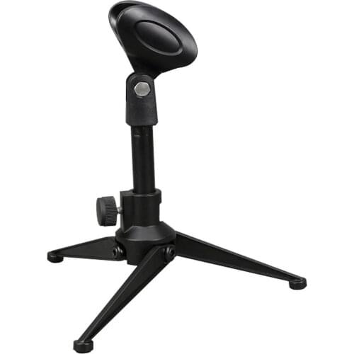 Portable Desktop Adjustable Microphone Tripod Bracket Mic Stand Mount Holder