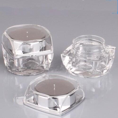 5g Clear acrylic jars, cream jars, skin care cream bottles, cosmetic containers 10g for sample test F20172140