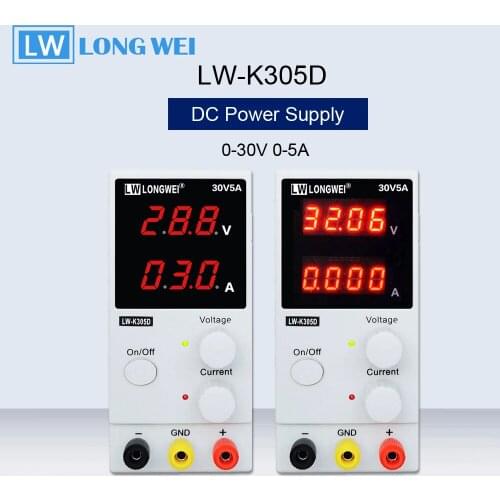 LW-K305D 30V 5A DC Power Supply Voltage Regulators Digital Display Adjustable Laboratory Switching Power Supply for Phone Repair