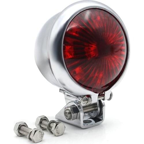 Retro Refit Motorcycle LED Racer Style Metal Tail Light Motorbike Brake Rear Lamp Taillight Motorcycles Accessories