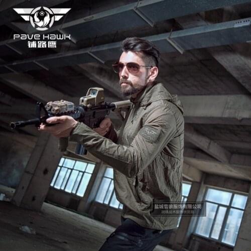 Military Tactics Skin Jackets Summer Men light thin Waterproof Quick dry coats Outdoor Army Hiking Anti-UV Sun protection jacket