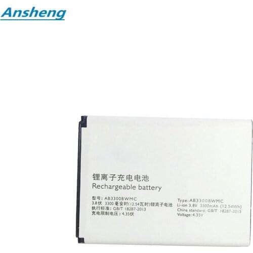 Ansheng High Quality 3300Mah AB3300BWMC battery for PHILIPS Xenium W8555 W8560 CTW8560 CTW8555 Smartphone