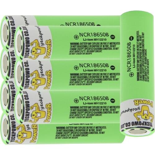 Charger 18650 battery 3400mah li-ion batteries ncr18650b 3.7V lithium akkumulator rechargeable Moscow warehouse fast delivery