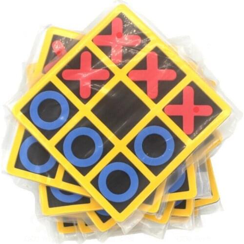 1Set Parent-Child Interaction Leisure Board Game OX Chess Eveloping Intelligent Educational Game Toys for Children