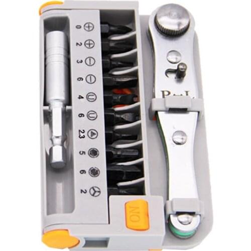 12pcs/set Metric Portable Quick Ratchet Screwdriver Wrench Driver Socket Set
