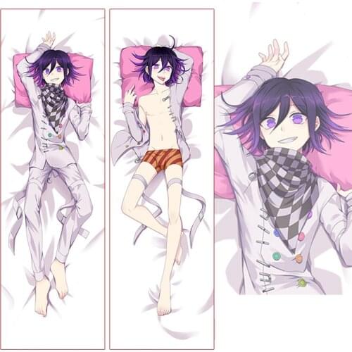 Anime Danganronpa Ouma Kokichi Cosplay Dakimakura Hugging Body Pillow Case Male Otaku Cover Bedding Pillowcase