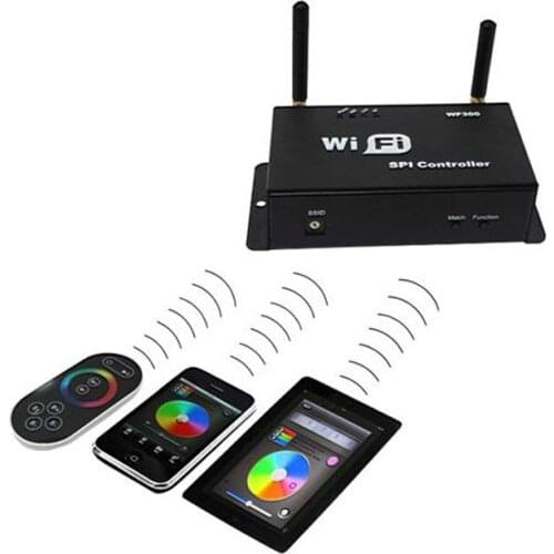 DC5-24V RF Wifi LED Controller RGB Strip Controller RGB Controler 24V Touch 50m 288W OEM DC Common Anode CCC