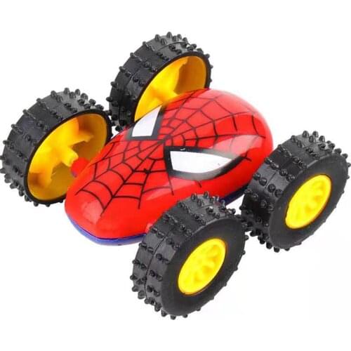 Childrens Inertial Double-sided Dump Truck Spider Car 360 degree Rotate Stunt Toy Car Double-head Off-road Vehicle Kids Toys