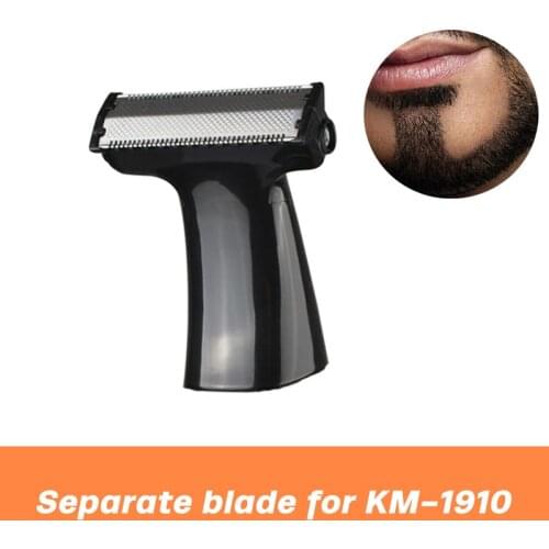 Stainless Steel Single Blade for Kemei Electric Shaver Double-side Sharp Cutter Head for Beard/Leg/Eyebrow/Chest/Underarm Hair