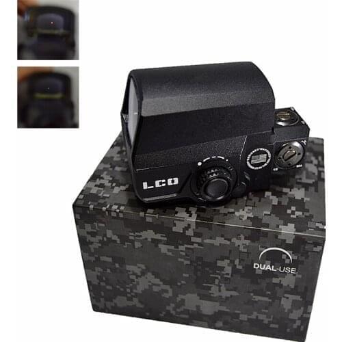 FIRECLUB LCO Tactical Red Dot Sight Rifle Scope Hunting Scopes Reflex Sight With 20mm Rail Mount Holographic Sight