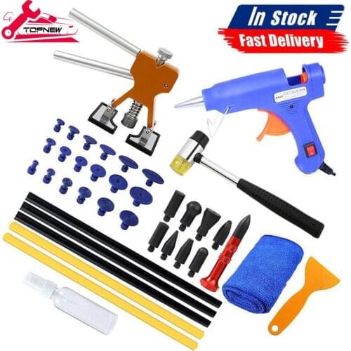 Car Body Paintless Repair Removal Tools Automotive Door Ding Dent Puller Repair Kits for Car Hail Damage and Door Dings Repair