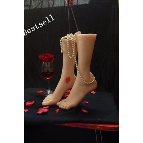 Newest Silicone Pussy Feet Fetish Women Feet Model Female Feet Girls Feet Tannedskin Hot Sale