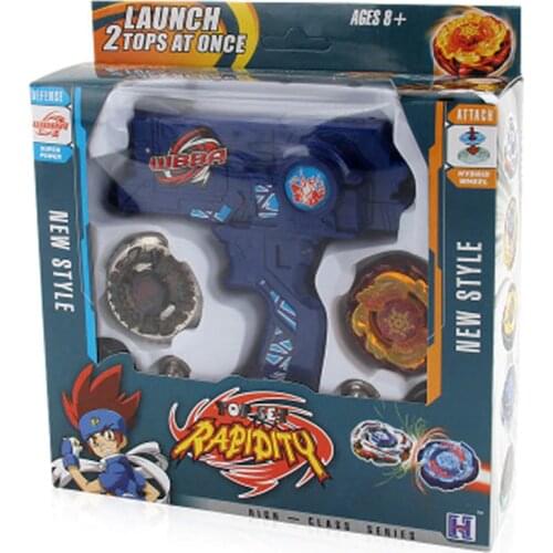 New beyblades set 2pcs Beyblades burst Metal Fusion Toys with Launcher handle Sale Set Bey blade blade for child Toy gift