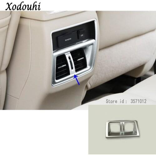 For Nissan Murano 2015 2016 2017 2018 car armrest storage trim frame stick rear back upside Air conditioning Outlet Vent 1pcs
