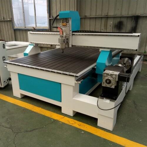 Robotec professional 1325BR 4th axis cnc router machine for embossed medal making for sale cnc milling machine with Mach3