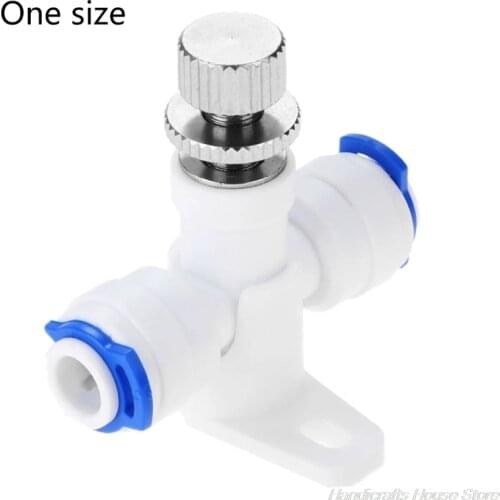 Reverse Osmosis 1/4" Hose RO Water Flow Adjust Valv-e Regulator Waterflow Control Valv-e Connector Fitting Water Speed M15 21