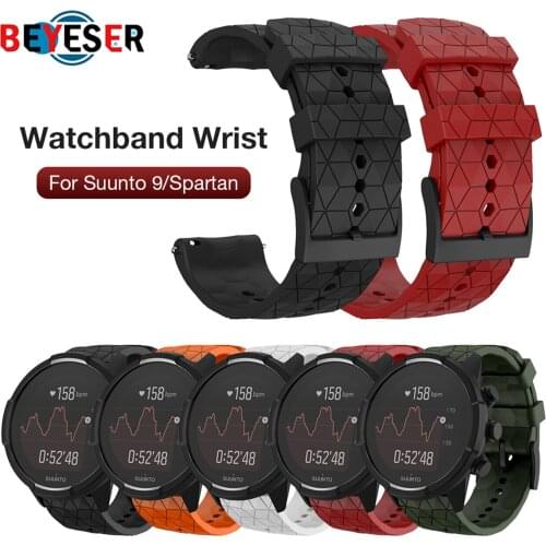 Silicone Replacement Watch Band Wrist Strap Bracelet for Suunto 7 D5 Suunto Spartan Sport Wrist HR Smartwatch for Suunto 9 Baro