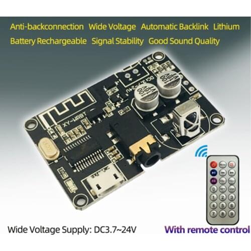Compatible 4.0 4.1 4.2 5.0 Bluetooth Audio Receiver Board MP3 Lossless Decoder Board Wireless Stereo Music Module XY-WRBT