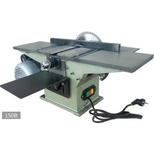 Three In One Woodworking Planer 220V High Power Desktop Multifunctional Wood Cutting Drilling Planing Woodworking Equipment