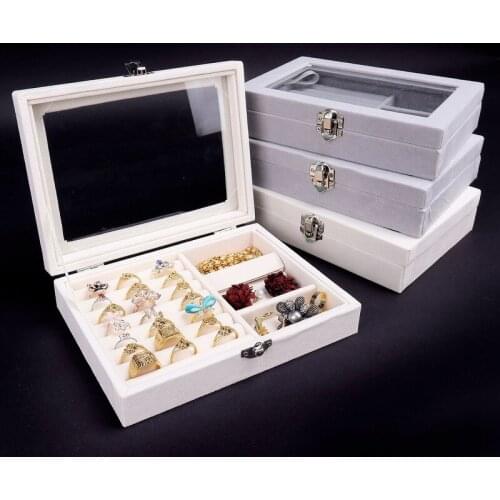 VoltaBox 2021 New Jewelry Box New Suede Small Bracelet Necklace Earring Finishing Box Jewelry Headwear Storage Box