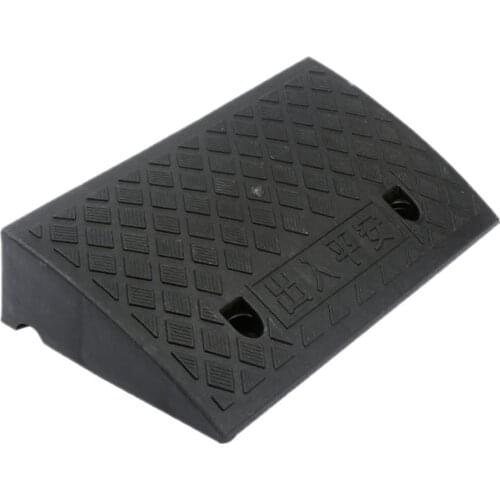 1pcs Portable Lightweight Curb Ramps Heavy Duty Plastic Threshold Mat Pad Car Trailer Truck Bike Motorcycle Wheelchair Curb Ramp