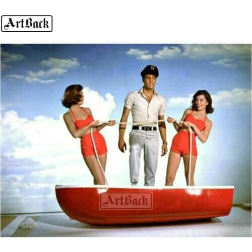 5d diy diamond painting Elvis Presley Square portrait diamond mosaic rock king Elvis sexy woman pattern sticker decoration