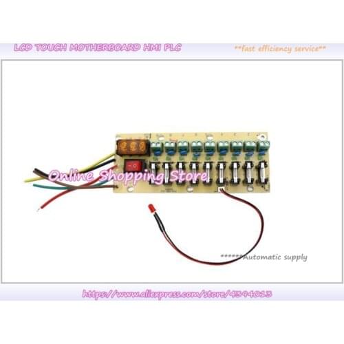 9-way Fuse Distribution Board Self Recovery Distribution Board Output Power Board 9 Way Output Safety Valve