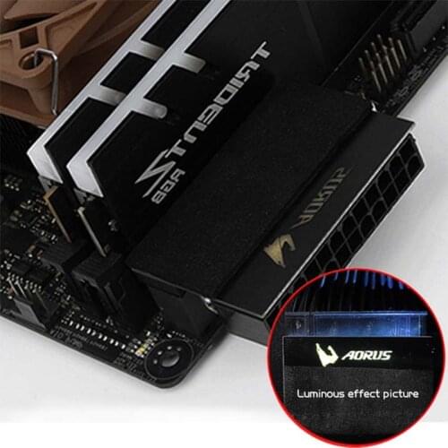 PC Power Supply M/B ATX 24Pin 90 Degree RGB Light Connector Adapter,PSU Steering Head MOD Mounting Accessories Wiring Artifact