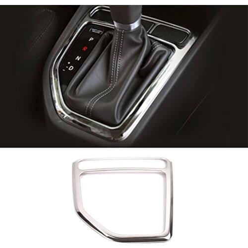 For Hyundai Creta IX25 2016-2018 Gear Shift Panel Water Cup Holder Cover Trim Stainless Steel Interior Moulding Sticker