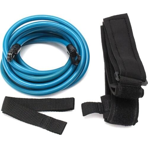 4meter Adjustable Swim Training Resistance Elastic Belt Swimming Exerciser Safety Rope Latex Tubes Various Specifications Styles