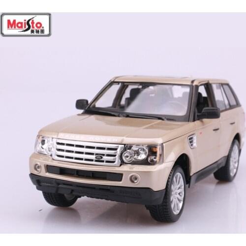 1:18 Simulation alloy SUV car model Toy For Range Rover with Steering wheel control front wheel steering toy for Children