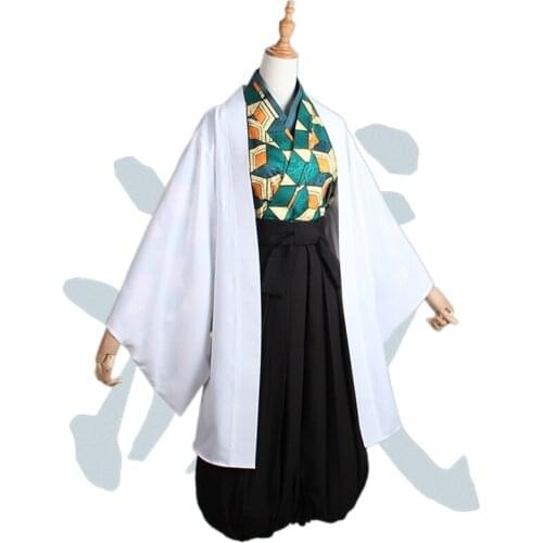 Anime Demon Slayer Cosplay Costume Set Sabito Original Version New Design Kimono Uniforms Anime Costume for Unisex
