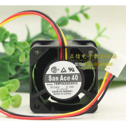 New original 109P0424G3013 4028 24V 0.19A 4CM high wind volume high speed inverter fan
