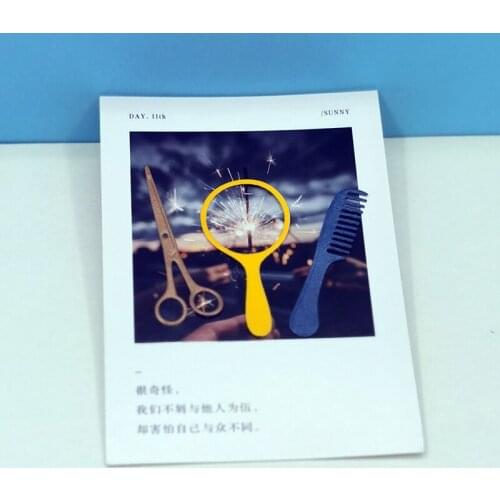 Scissors Comb Mirror Cuting Dies Scrapbooking Embossing Folders For Card Making Craft DIY Clear Stamps And Slimline Die Cut Mold