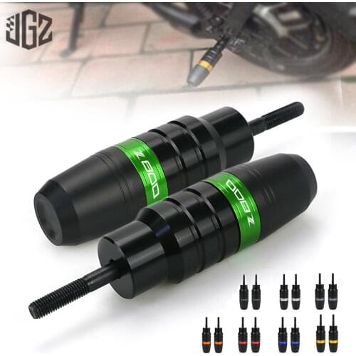 Pair Motorcycle CNC Aluminum Frame Sliders Falling Crash Engine Tank Protector Pads for KAWASAKI Z800 2013 2014 2015 2016 2017